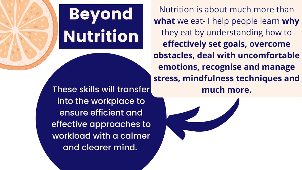 infographic on nutrition